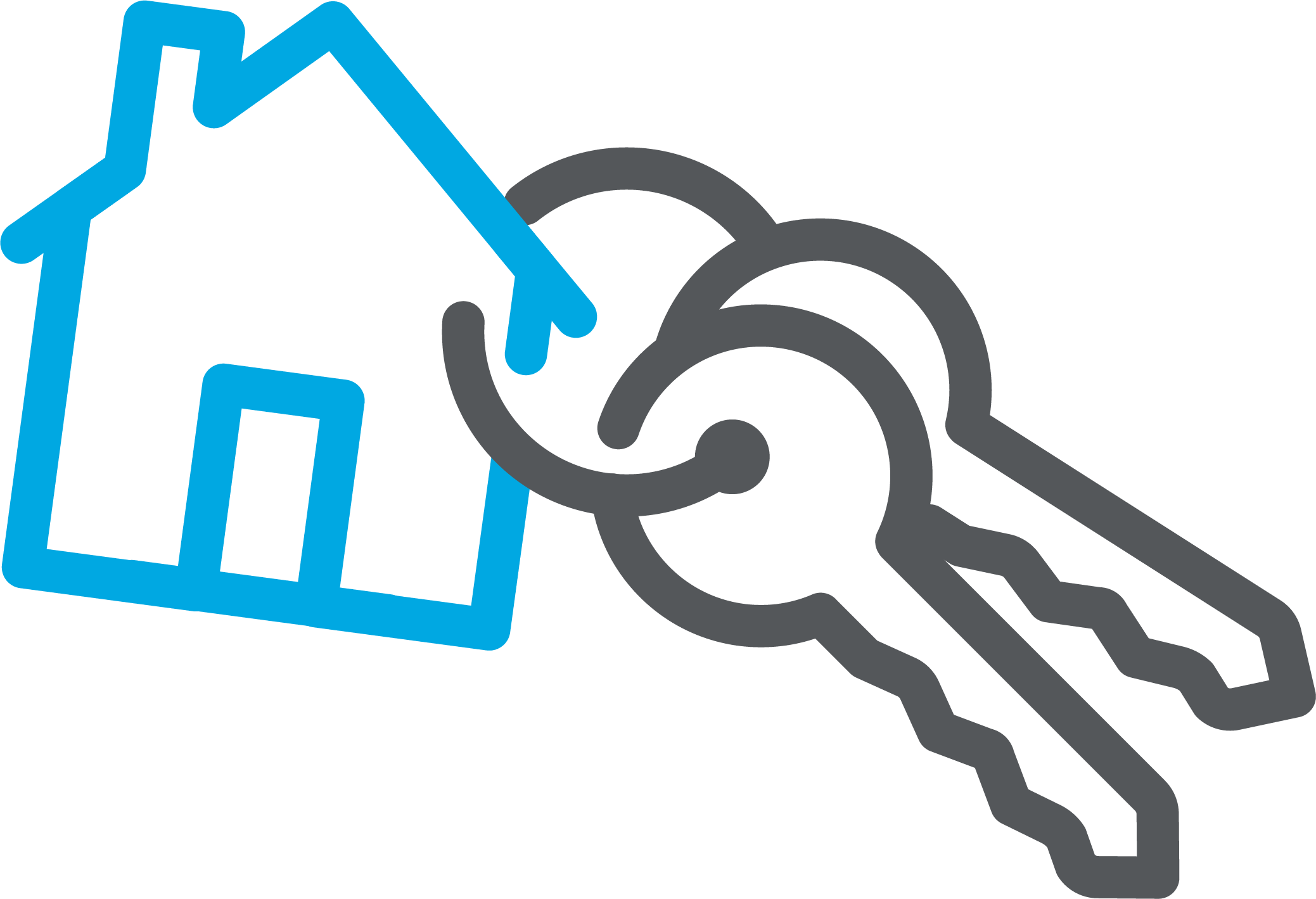 Icon representing real estate keys