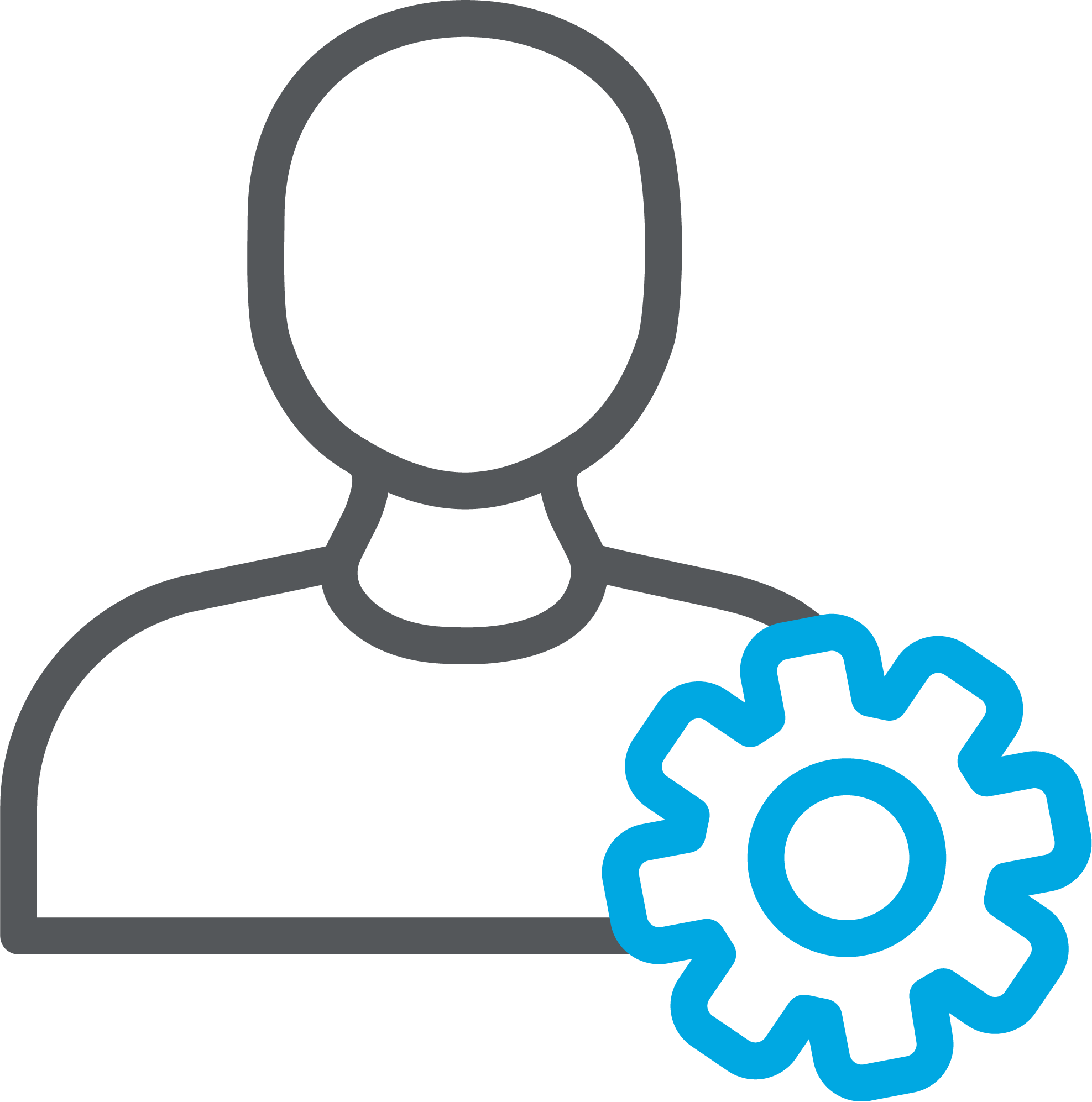 Icon representing people options