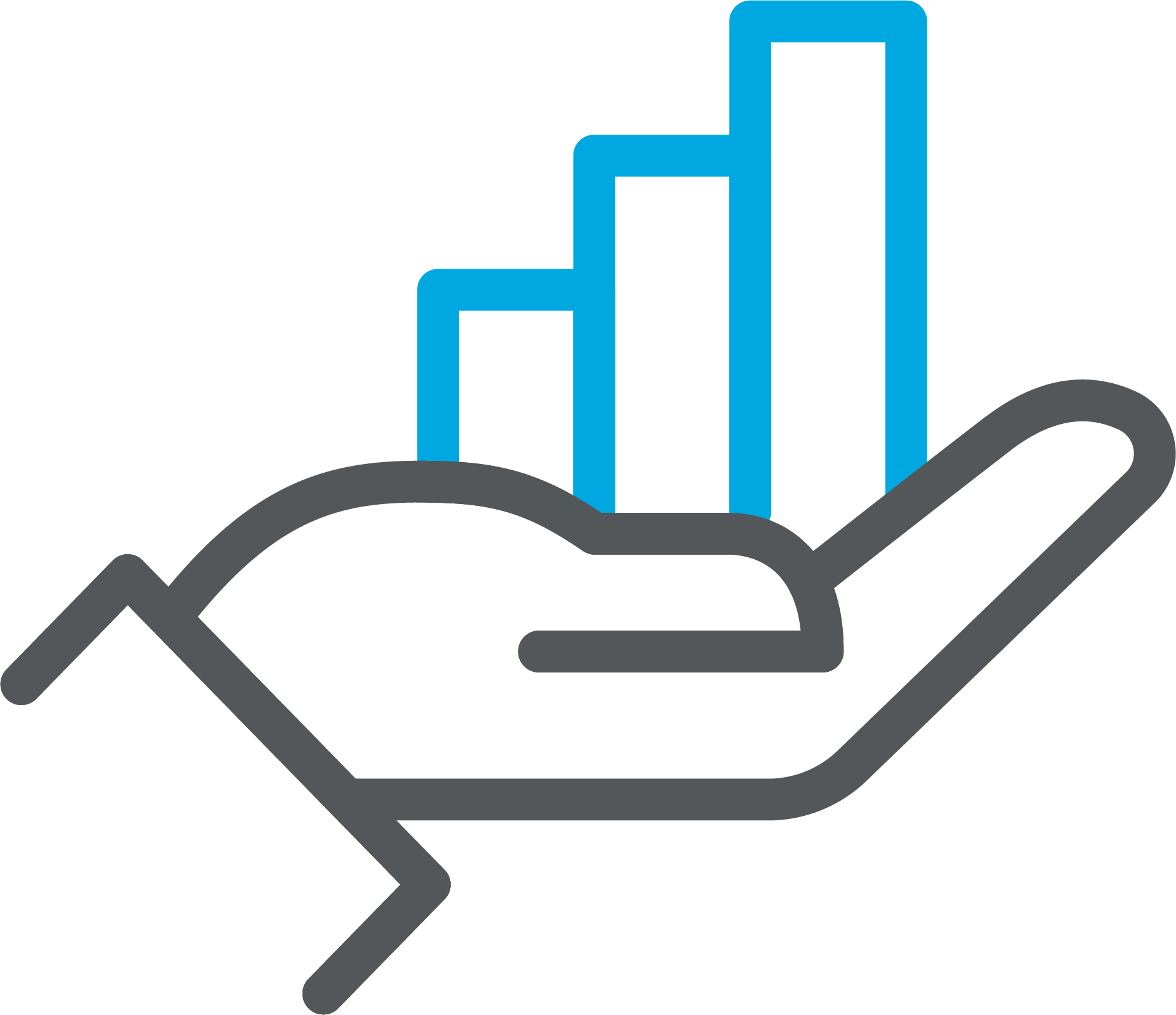 Icon representing progress
