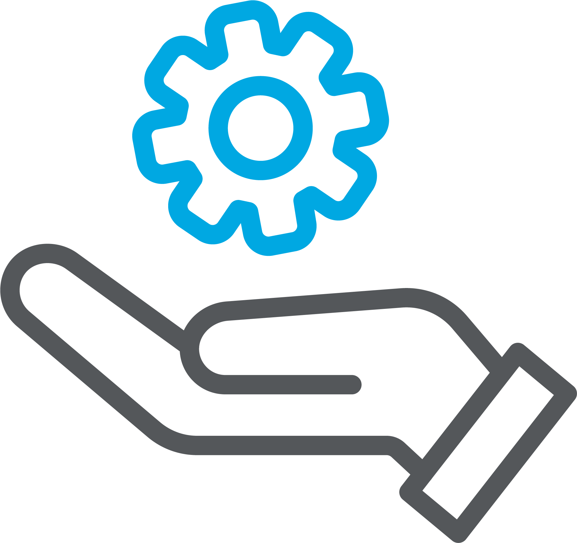 Icon representing control of options