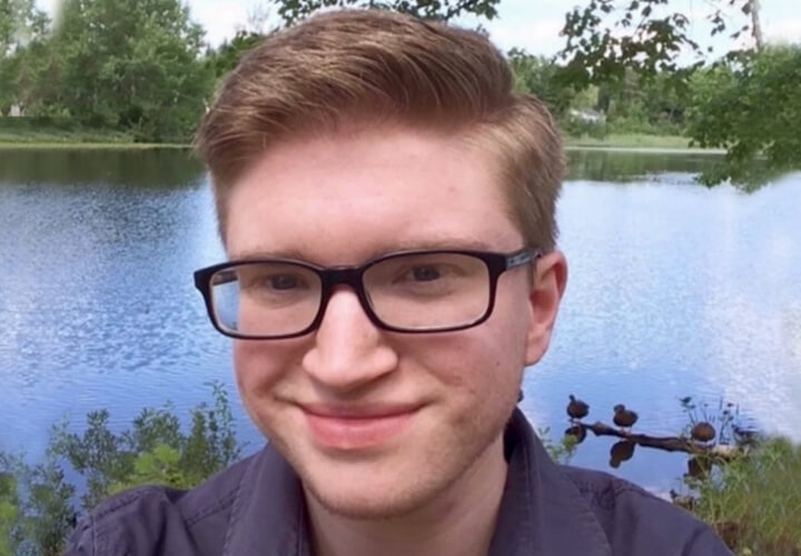 Man smiling