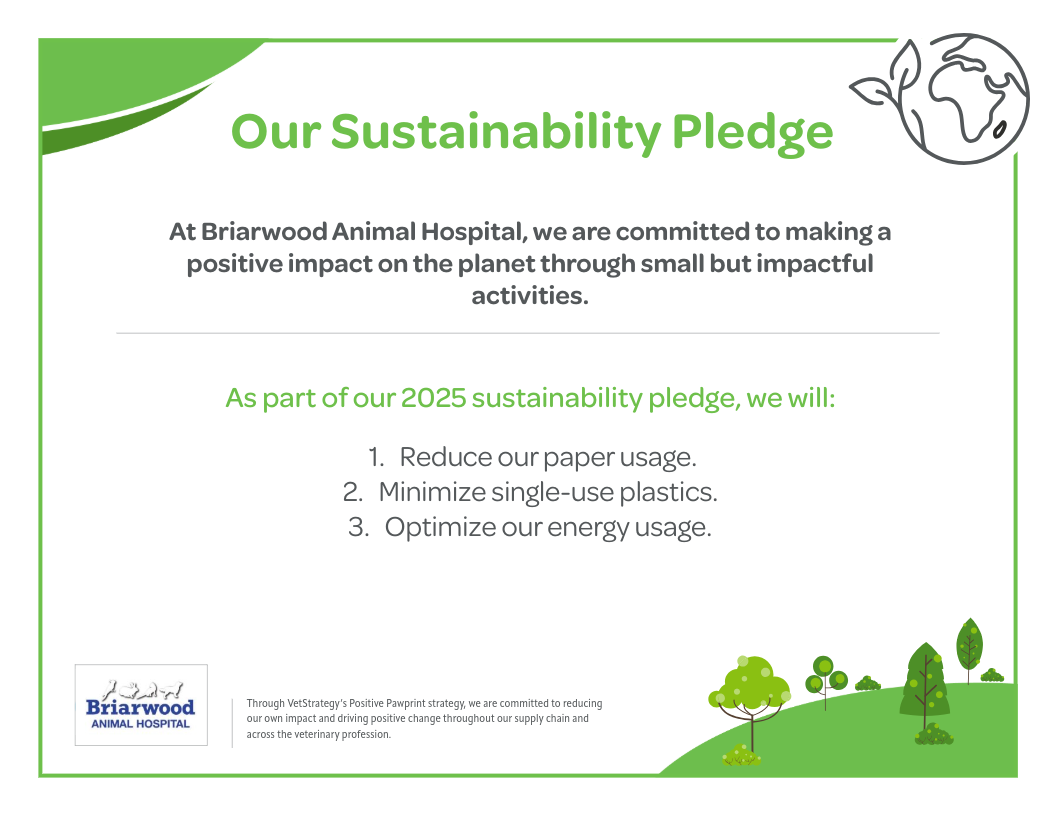 Earth Day Campaign - Certificate - Briarwood Animal Hospital